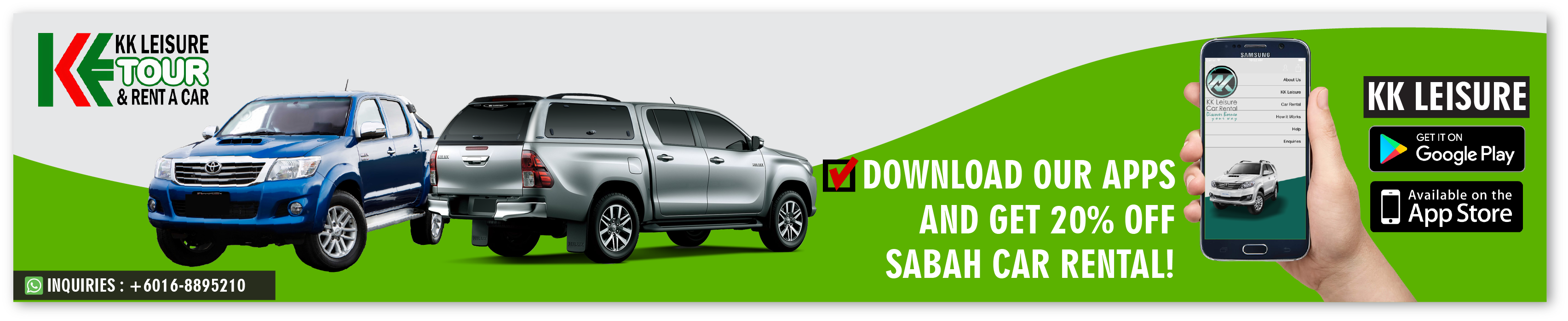 4 Wheel Drive (4WD) Car Rental Kota Kinabalu Sabah KK Leisure Tour